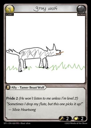 Gray Wolf (024) - Supporter Pack 1 - The Grand Archivist