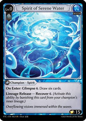 Spirit of Serene Water (002) - Fractured Crown Foil - The Grand Archivist