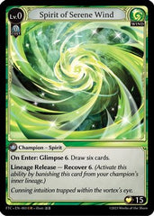 Spirit of Serene Wind (003) - Fractured Crown Foil - The Grand Archivist