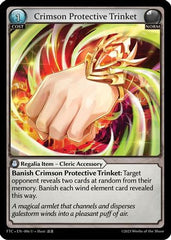Crimson Protective Trinket (006) - Fractured Crown - The Grand Archivist