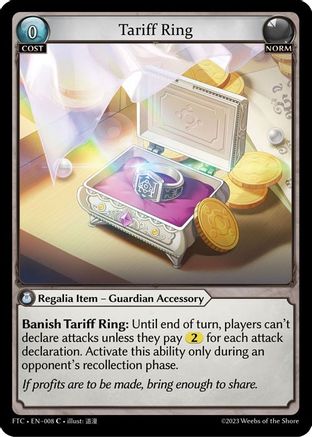Tariff Ring (008) - Fractured Crown - The Grand Archivist