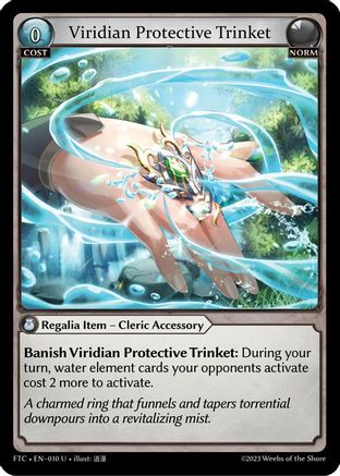 Viridian Protective Trinket (010) - Fractured Crown - The Grand Archivist