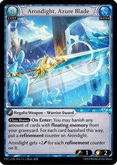 Arondight, Azure Blade (015) - Fractured Crown Foil - The Grand Archivist