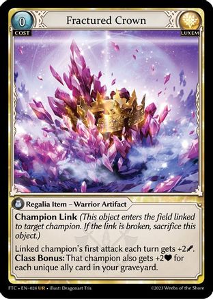 Fractured Crown (024) - Fractured Crown Foil - The Grand Archivist