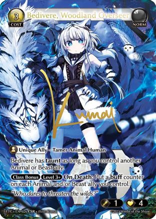 Bedivere, Woodland Overseer (CSR) (026) - Fractured Crown Foil - The Grand Archivist