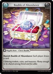Bauble of Abundance (002) - Fractured Crown Foil - The Grand Archivist