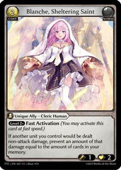 Blanche, Sheltering Saint (027) - Fractured Crown Foil