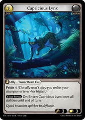 Capricious Lynx (028) - Fractured Crown Foil - The Grand Archivist