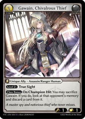Gawain, Chivalrous Thief (034) - Fractured Crown Foil - The Grand Archivist