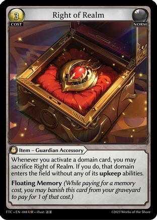 Right of Realm (044) - Fractured Crown - The Grand Archivist