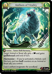 Anthem of Vitality (071) - Fractured Crown Foil - The Grand Archivist