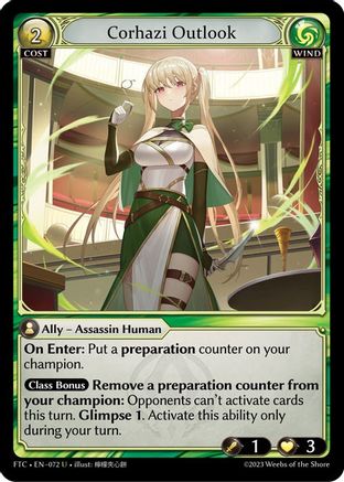 Corhazi Outlook (072) - Fractured Crown Foil - The Grand Archivist