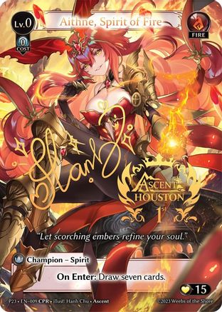Aithne, Spirit of Fire (CPR) (009) - Promotional Cards Foil - The Grand Archivist