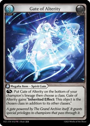 Gate of Alterity (012) - Promotional Cards - The Grand Archivist