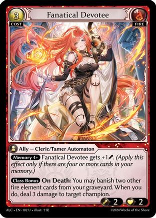 Fanatical Devotee (102) - Alchemical Revolution Foil - The Grand Archivist