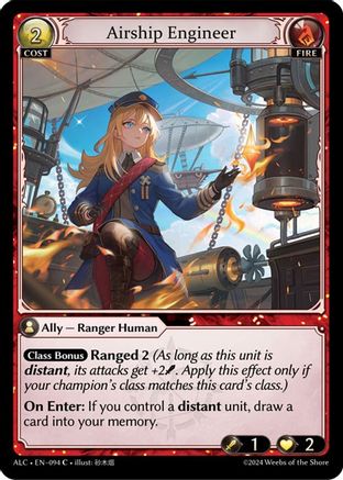 Airship Engineer (094) - Alchemical Revolution Foil - The Grand Archivist