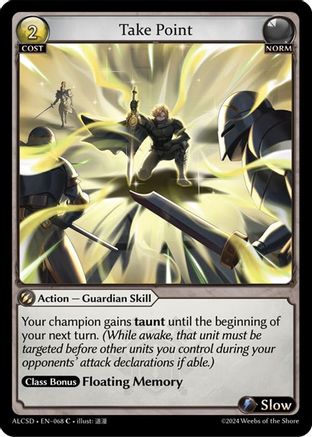 Take Point (068) - Alchemical Revolution Starter Decks - The Grand Archivist