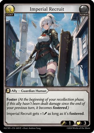 Imperial Recruit (049) - Alchemical Revolution Starter Decks - The Grand Archivist