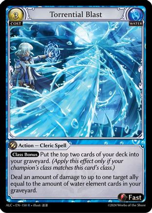 Torrential Blast (150) - Alchemical Revolution Foil - The Grand Archivist