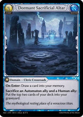 Dormant Sacrificial Altar (130) - Alchemical Revolution Foil - The Grand Archivist