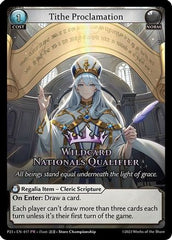 Tithe Proclamation (017) - Promotional Cards Foil - The Grand Archivist