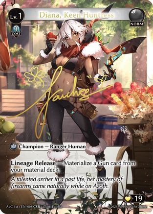 Diana, Keen Huntress (CSR) (ALC1E) (008) - Alchemical Revolution Foil - The Grand Archivist