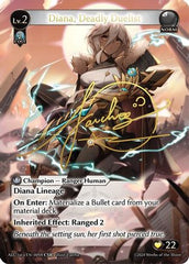 Diana, Deadly Duelist (CSR) (009A) (ALC1E) (009A) - Alchemical Revolution Foil - The Grand Archivist
