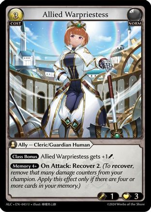 Allied Warpriestess (043) - Alchemical Revolution - The Grand Archivist