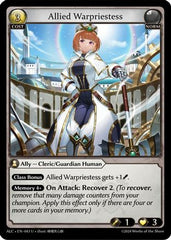Allied Warpriestess (043) - Alchemical Revolution Foil - The Grand Archivist