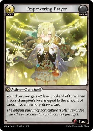 Empowering Prayer (051) - Alchemical Revolution Foil - The Grand Archivist