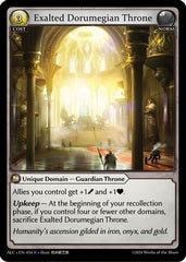Exalted Dorumegian Throne (054) - Alchemical Revolution - The Grand Archivist