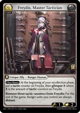 Freydis, Master Tactician (057) - Alchemical Revolution Foil - The Grand Archivist