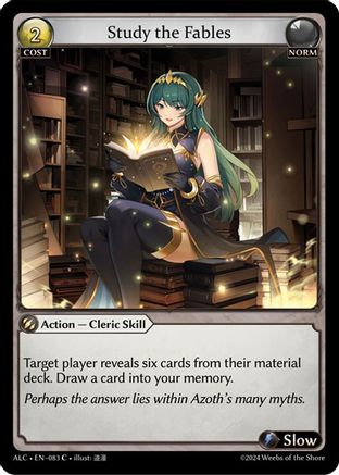 Study the Fables (083) - Alchemical Revolution Foil - The Grand Archivist