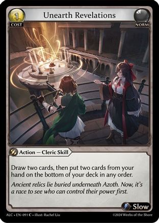 Unearth Revelations (091) - Alchemical Revolution Foil - The Grand Archivist