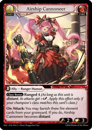 Airship Cannoneer (093) - Alchemical Revolution Foil - The Grand Archivist