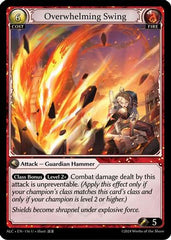 Overwhelming Swing (116) - Alchemical Revolution Foil - The Grand Archivist