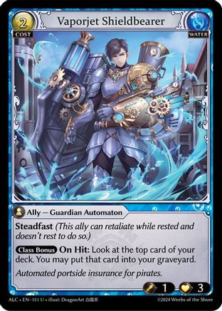 Vaporjet Shieldbearer (151) - Alchemical Revolution - The Grand Archivist
