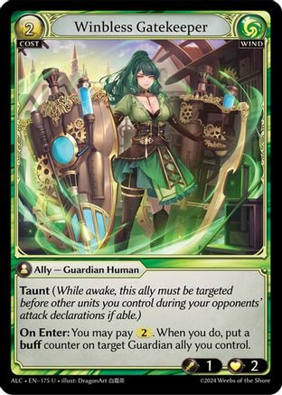 Winbless Gatekeeper (175) - Alchemical Revolution - The Grand Archivist