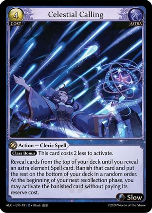 Celestial Calling (181) - Alchemical Revolution Foil - The Grand Archivist
