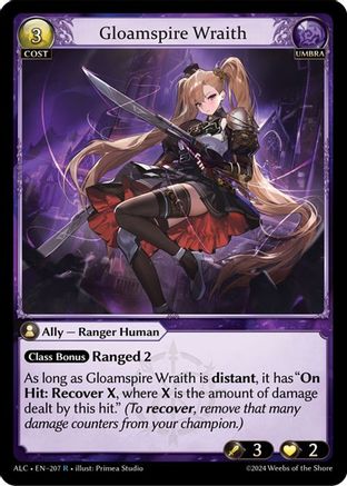 Gloamspire Wraith (207) - Alchemical Revolution - The Grand Archivist