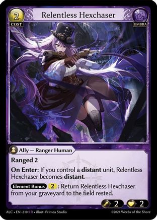 Relentless Hexchaser (210) - Alchemical Revolution Foil - The Grand Archivist