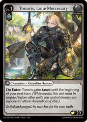 Tonoris, Lone Mercenary (010) - Alchemical Revolution Starter Decks - The Grand Archivist