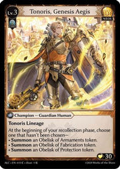 Tonoris, Genesis Aegis (012) - Alchemical Revolution Starter Decks - The Grand Archivist