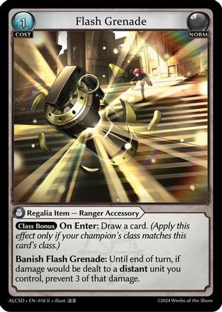 Flash Grenade (018) - Alchemical Revolution Starter Decks - The Grand Archivist