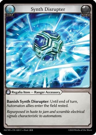 Synth Disrupter (028) - Alchemical Revolution Starter Decks Foil - The Grand Archivist