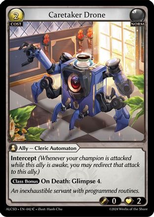 Caretaker Drone (042) - Alchemical Revolution Starter Decks - The Grand Archivist