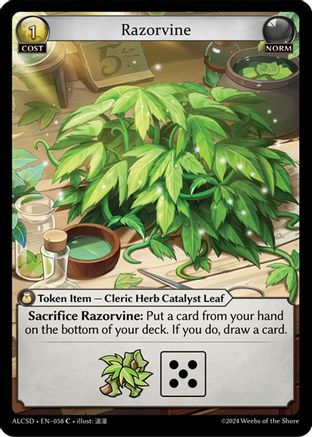 Razorvine (058) - Alchemical Revolution Starter Decks - The Grand Archivist