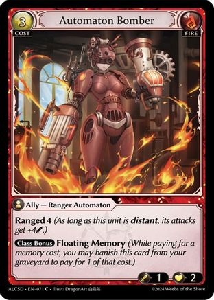 Automaton Bomber (071) - Alchemical Revolution Starter Decks - The Grand Archivist