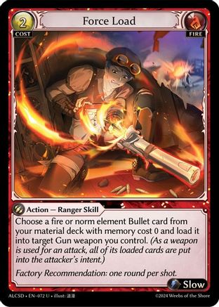 Force Load (072) - Alchemical Revolution Starter Decks - The Grand Archivist