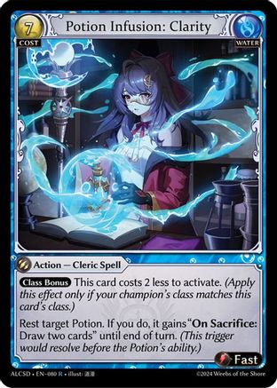 Potion Infusion: Clarity (080) - Alchemical Revolution Starter Decks - The Grand Archivist